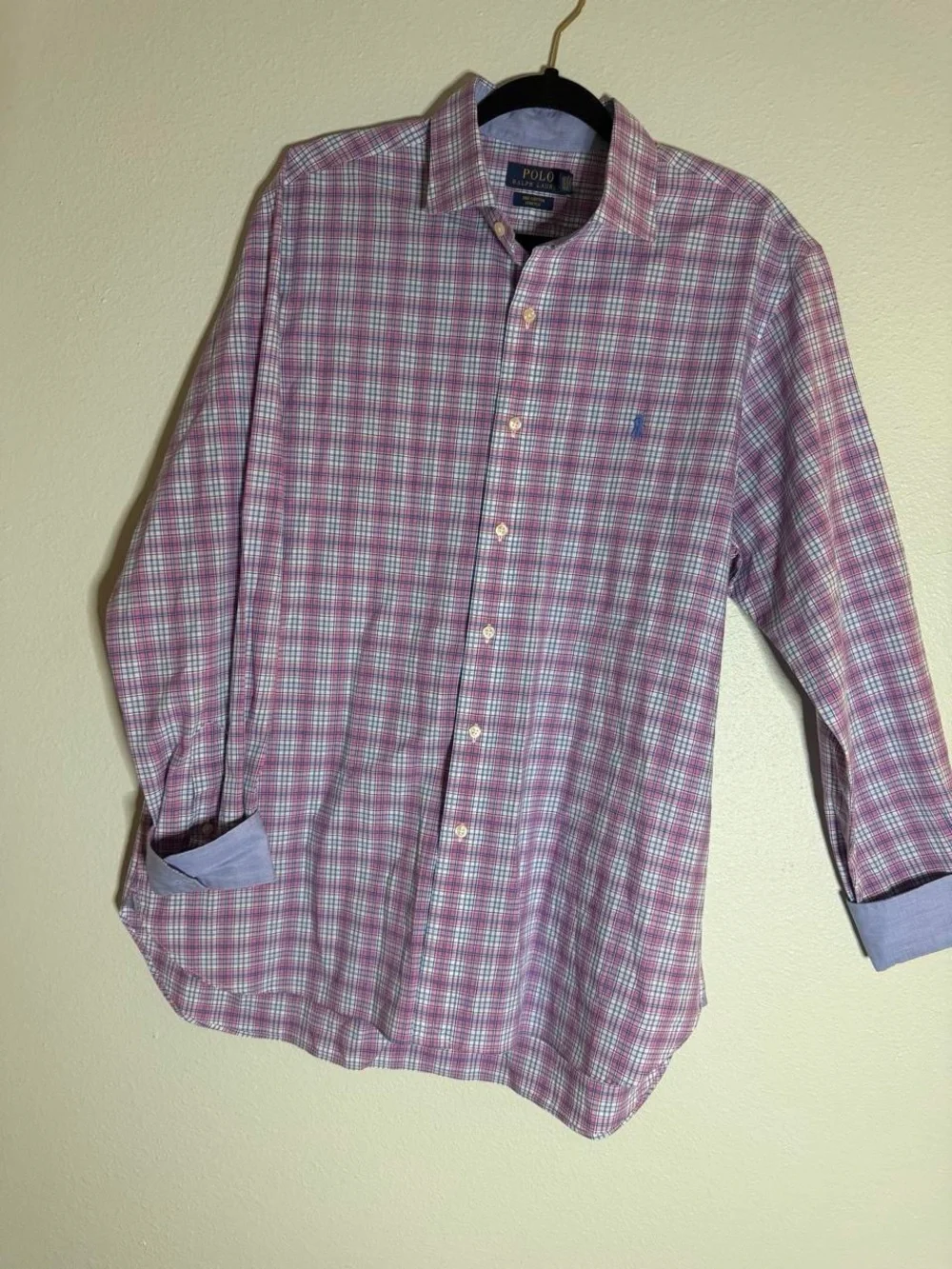 Polo by Ralph Lauren Pink & Light Blue Plaid Button-Down Shirt